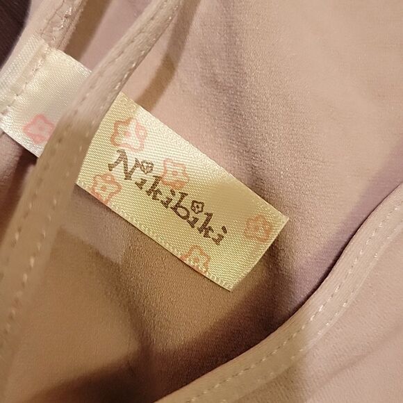 Two Lycra Tank Tops Beige/brown Sz Med - Picture 5 of 8